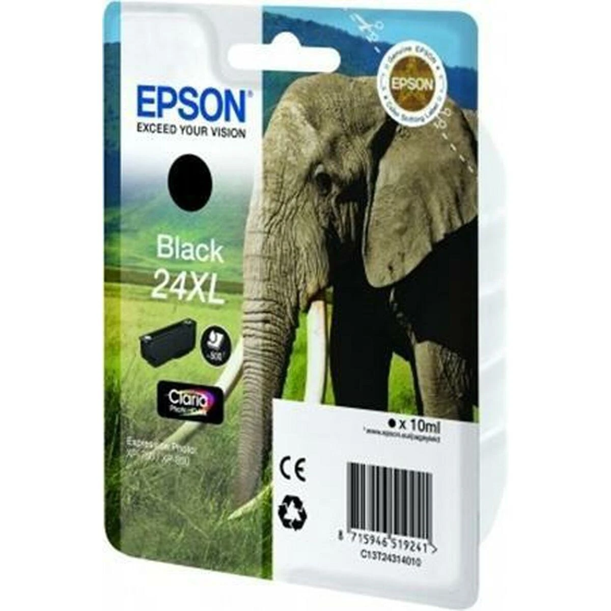 Epson No.24 XL (C13T24314012), juoda kasetė