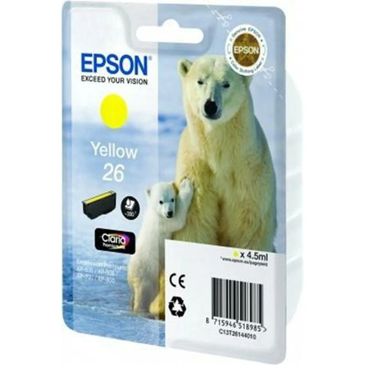 Epson T2614 (26) (C13T26144010), geltona kasetė