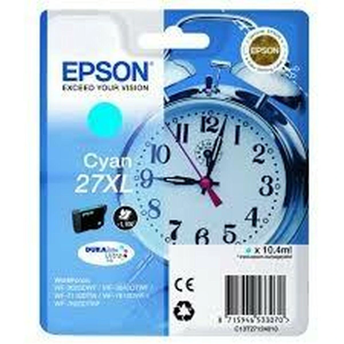 Epson T2712 | 27XL | Rašalo kasetė | Žydra spalva