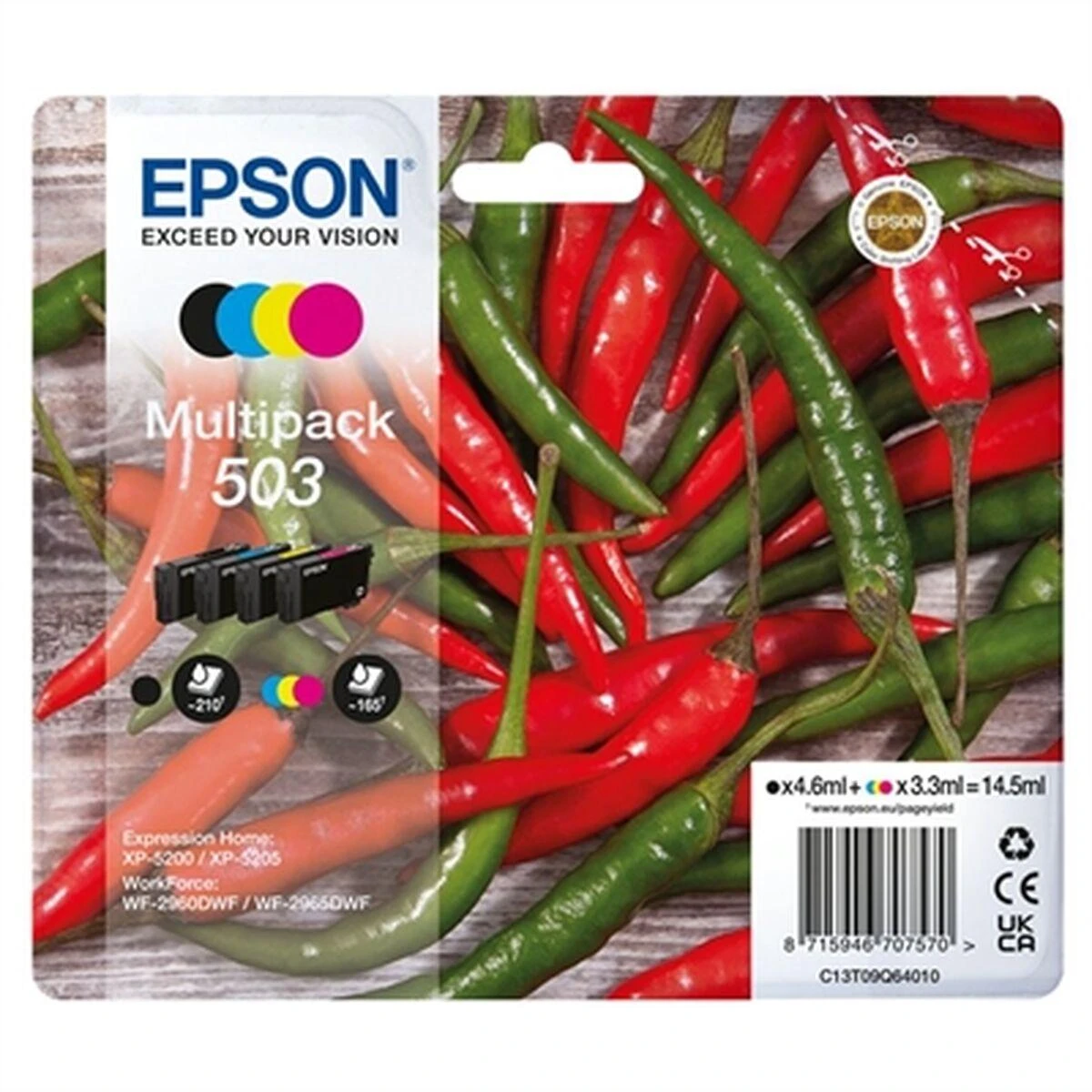 Epson ink 503 Multipack (C13T09Q64010)