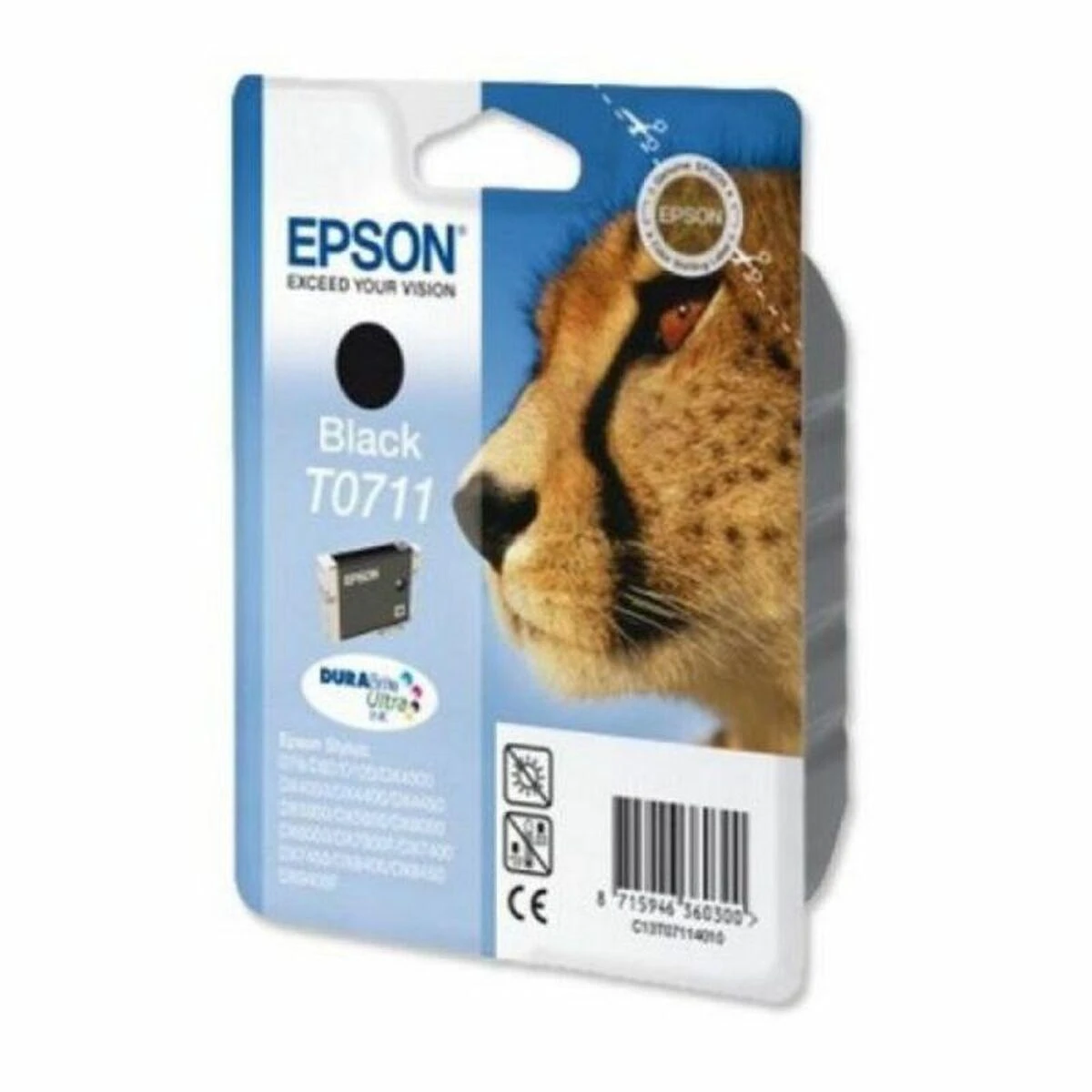 Epson T0711 Originalus Juoda 1 vnt