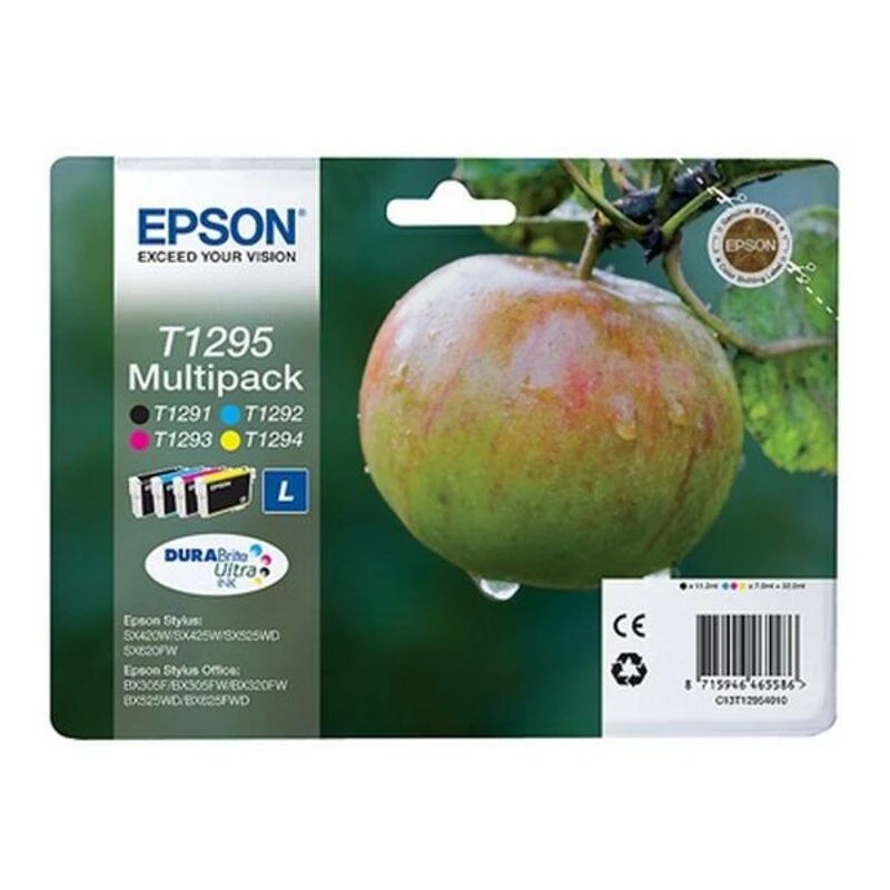 Originalus Epson rašalas / rašalas C13T12954022, T1295, CMYK, lizdinė plokštelė, 32,2 ml