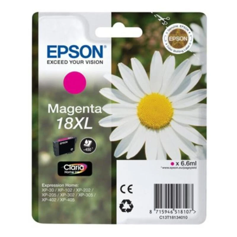 Epson T1813 rašalo kasetė, purpurinė, didelės talpos