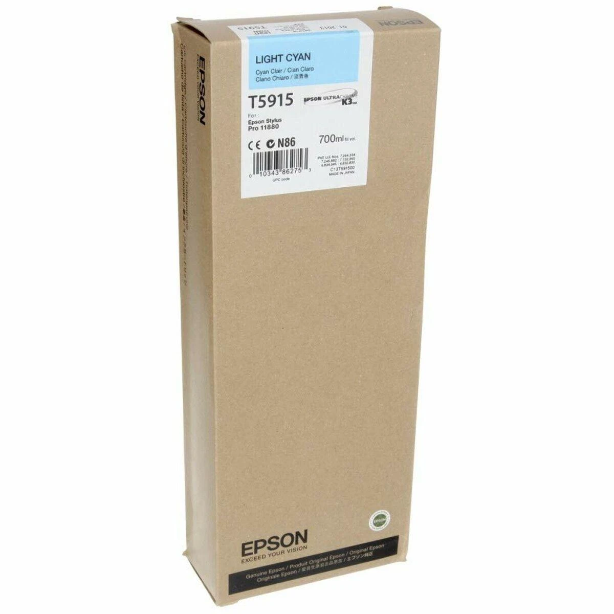 Epson rašalo kasetė Light Cyan T591500