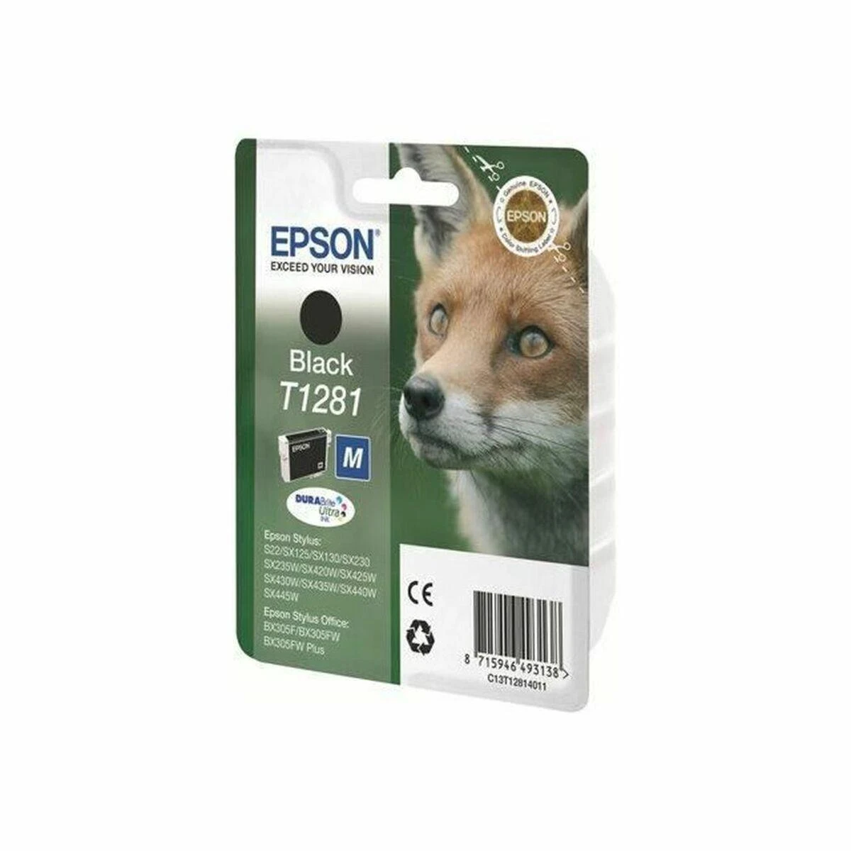 EPSON T1281 juodos spalvos rašalinė