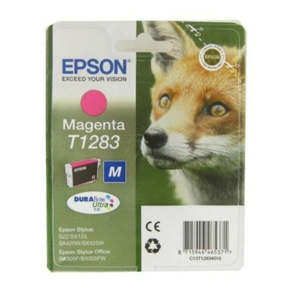 Rašalo kasetė EPSON T1283, raudona