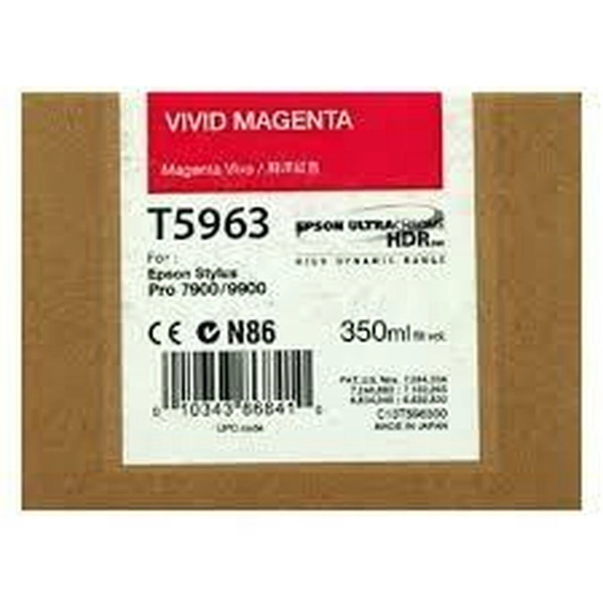 EPSON rašalas T596300 Vivid Magenta Stylus Pro 7700 7900 9700 9900 WT7900 UltraChrome HDR 350 ml