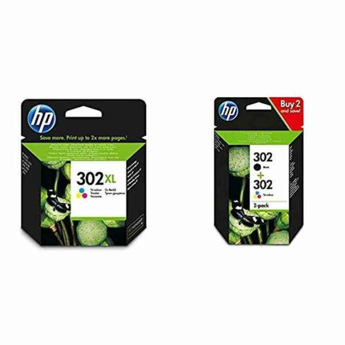 Hewlett Packard (HP) HP 302XL Tri-color (F6U67AE) Rašalinė kasetė, CMY