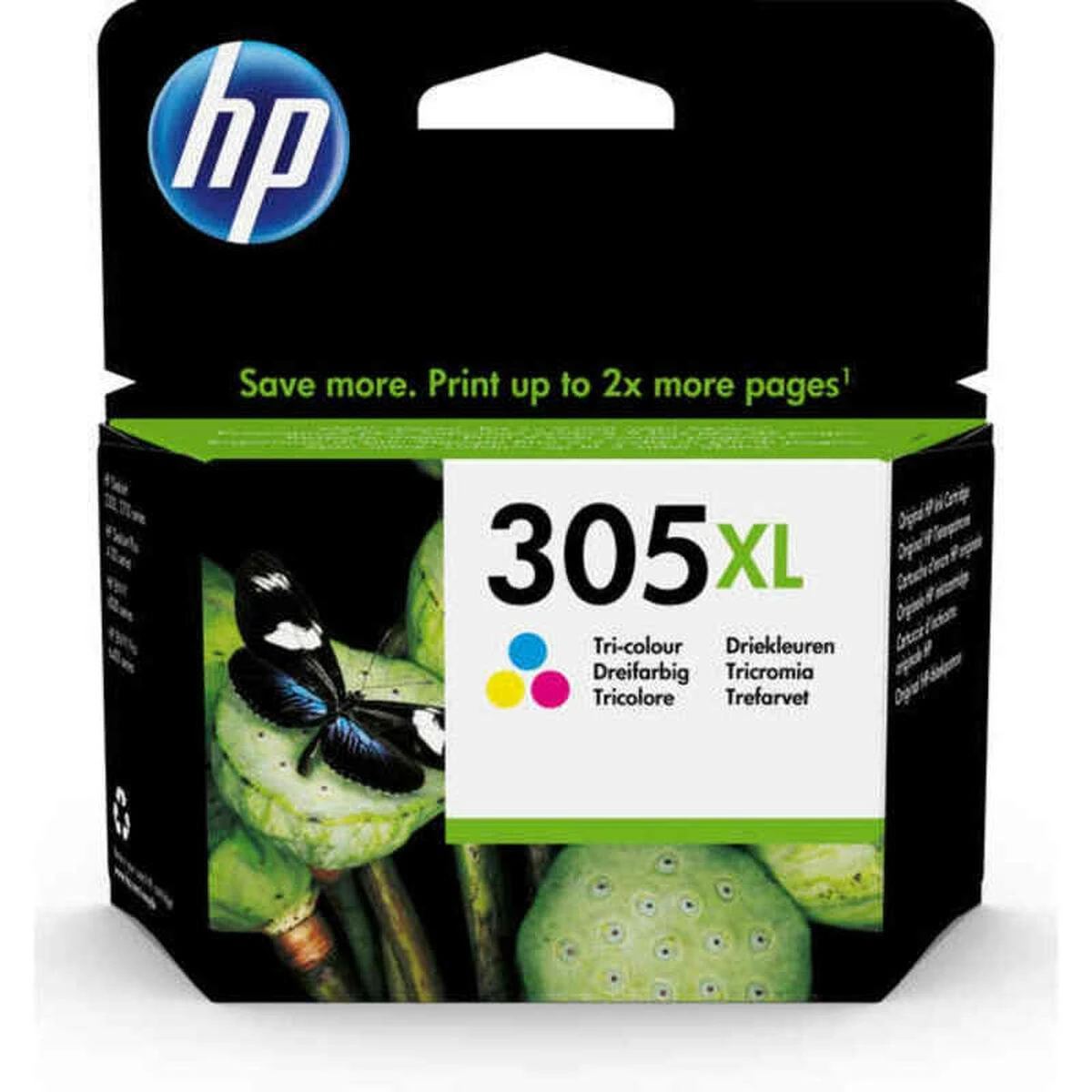 Hewlett Packard (HP) HP 305XL Tri-color (3YM63AE) Rašalinė kasetė, CMY
