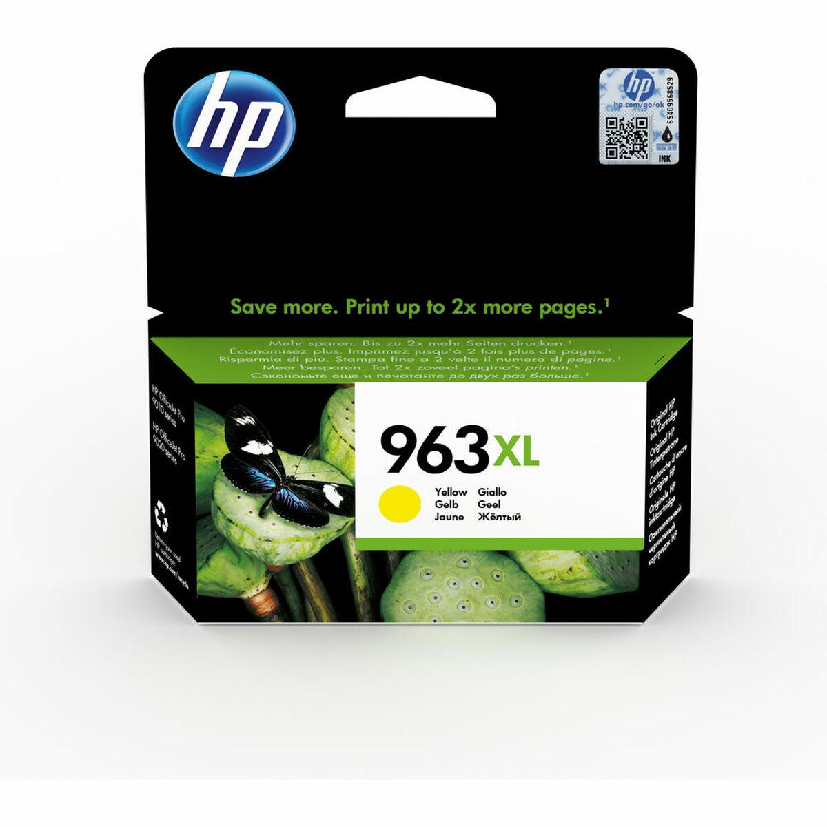 Hewlett Packard (HP) HP 963XL didelio našumo geltonas rašalas