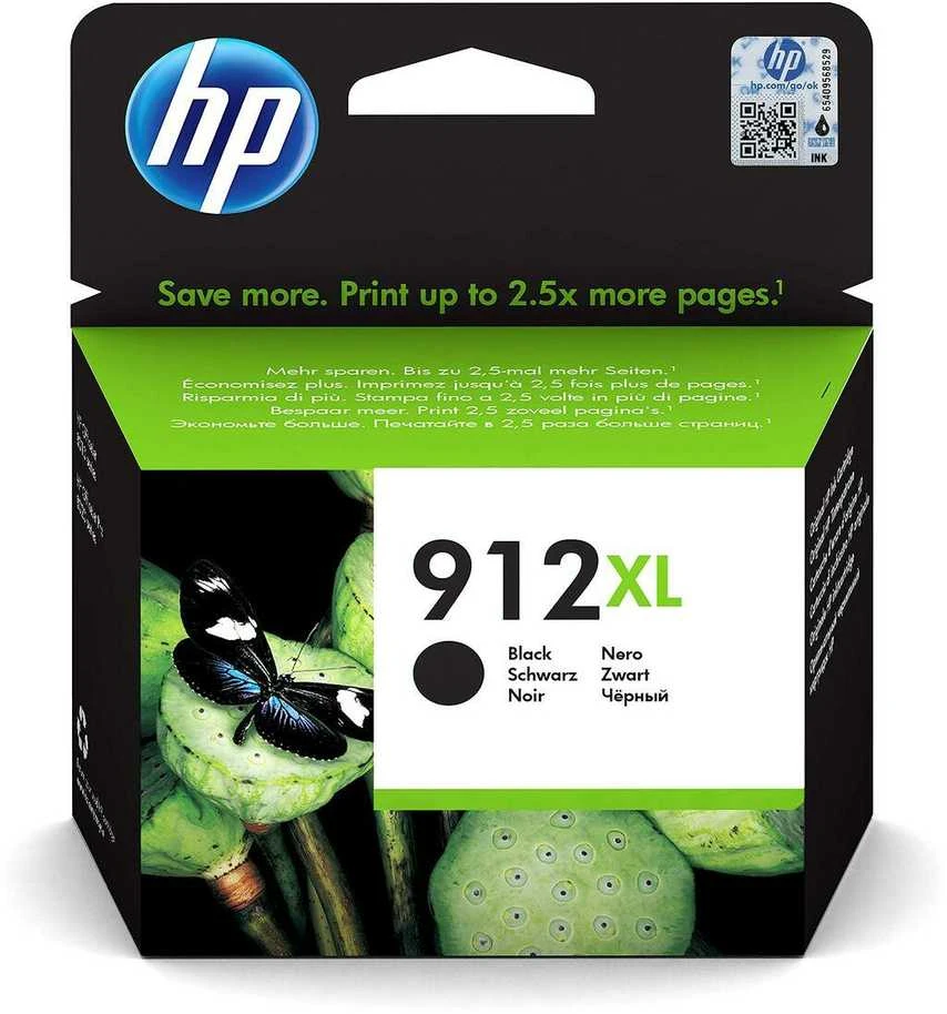 Hewlett Packard (HP) HP 912XL (3YL84AE) Rašalinė kasetė, Juoda