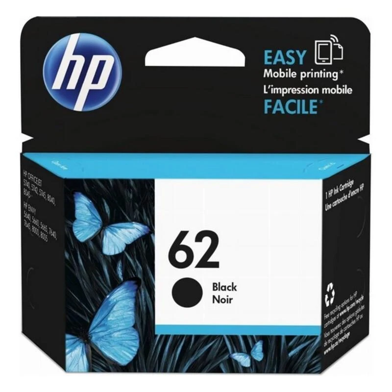 Hewlett Packard (HP) HP 62 Juodas originalus rašalo kasetė