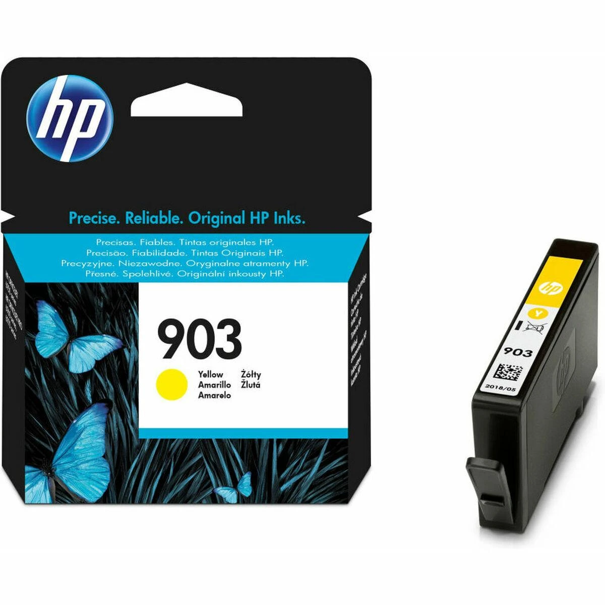 Hewlett Packard (HP) HP 903 geltona T6L95AE Instant ink