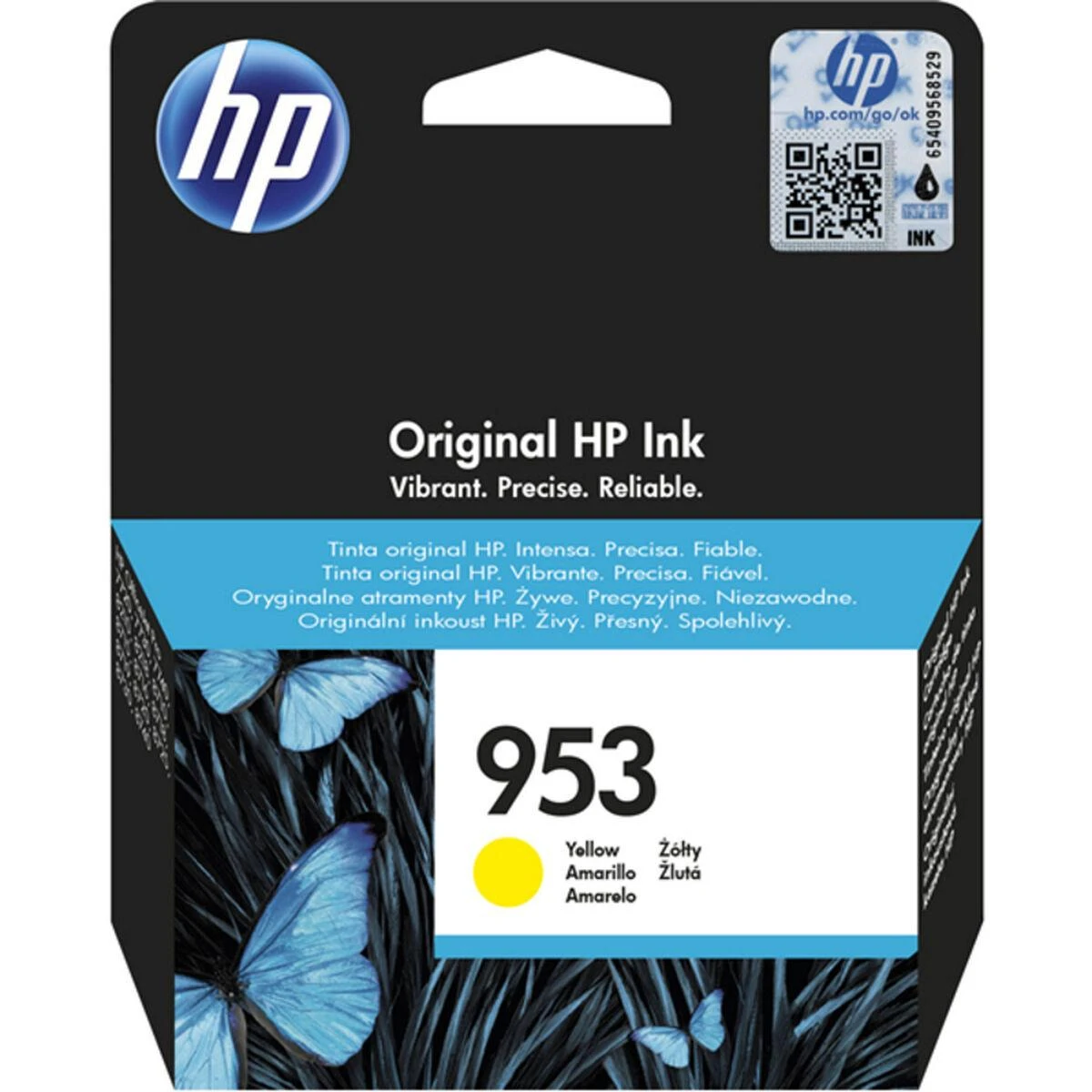 Originali Hewlett Packard (HP) HP 953 Geltona rašalo kasetė (700 puslapių)