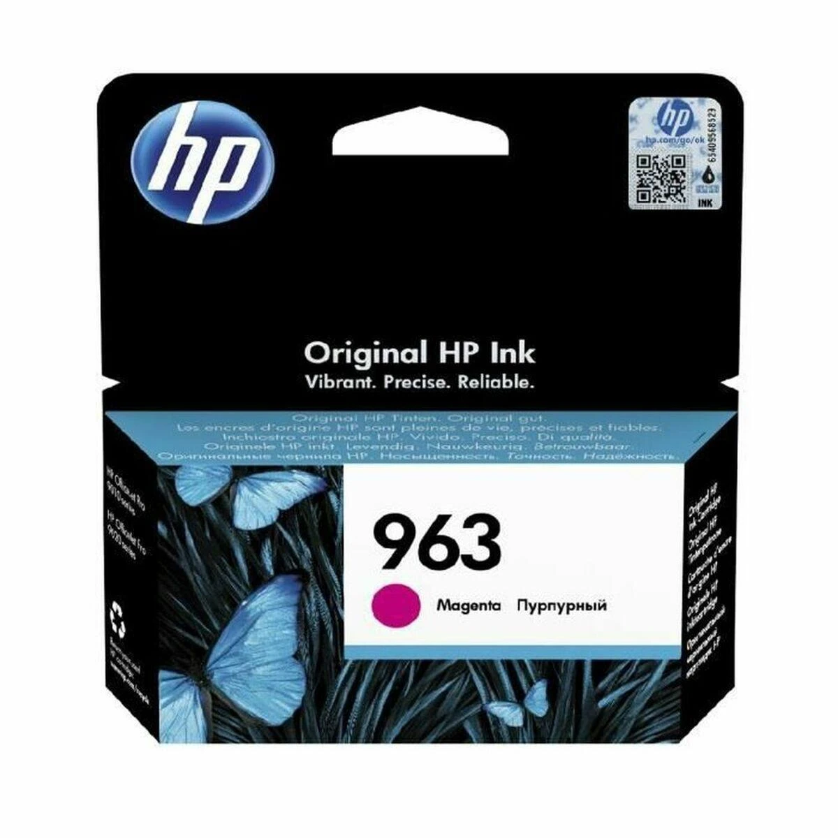 Hewlett Packard (HP) Originali HP 963 Magenta rašalo kasetė