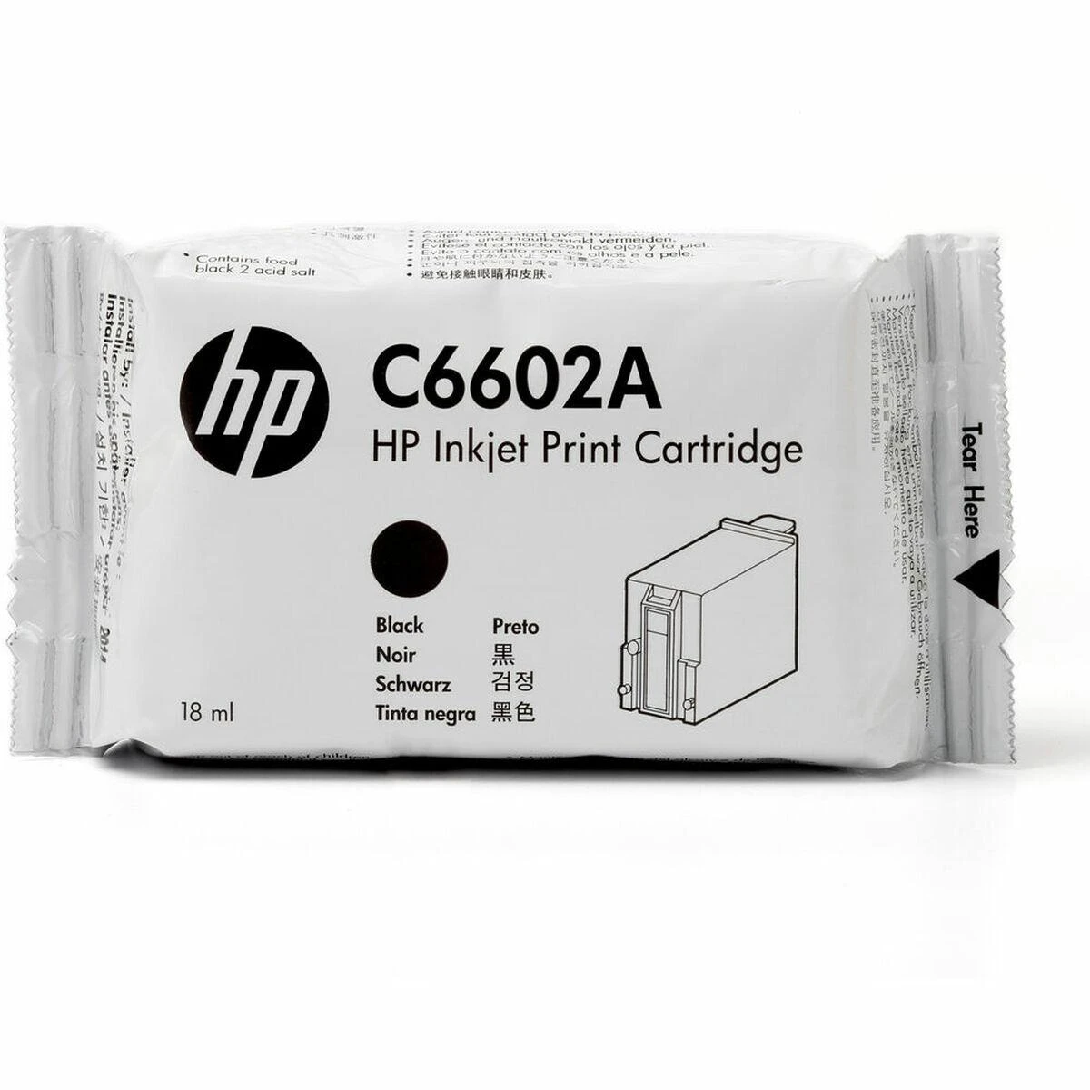 Hewlett Packard (HP) HP originalus rašalas / kasetė C6602A, juodas, 18ml