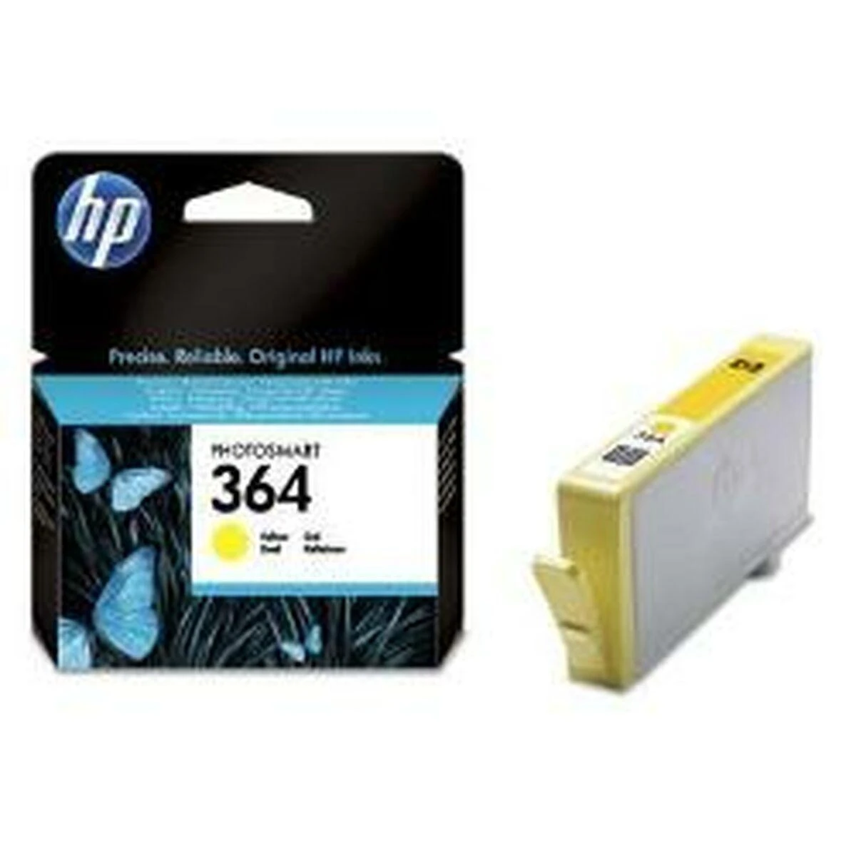 Hewlett Packard (HP) HP 364 rašalo geltona Vivera lizdinė plokštelė Photosmart C5380 C6380 D5460 B8550
