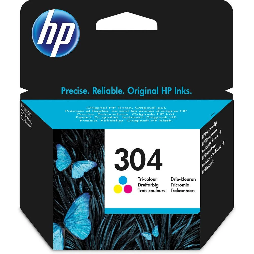 Hewlett Packard (HP) HP 304 Tri-color (N9K05AE) Rašalinė kasetė, CMY