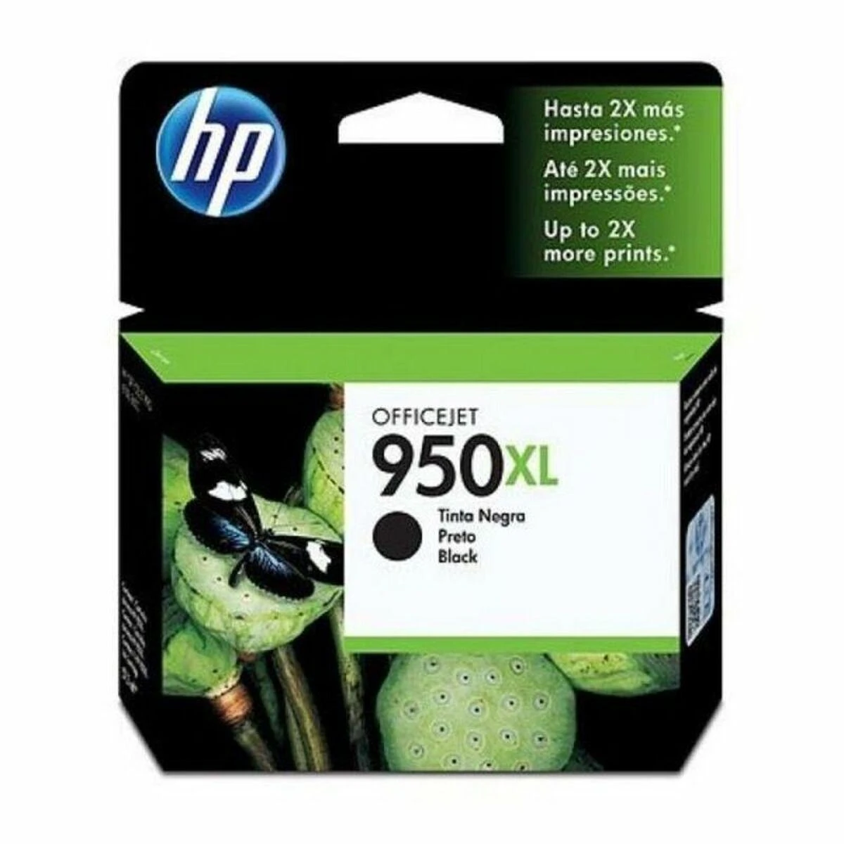 Hewlett Packard (HP) HP 950XL originali rašalo kasetė juodas didelės talpos 2300 puslapių 1 pakuotė Officejet