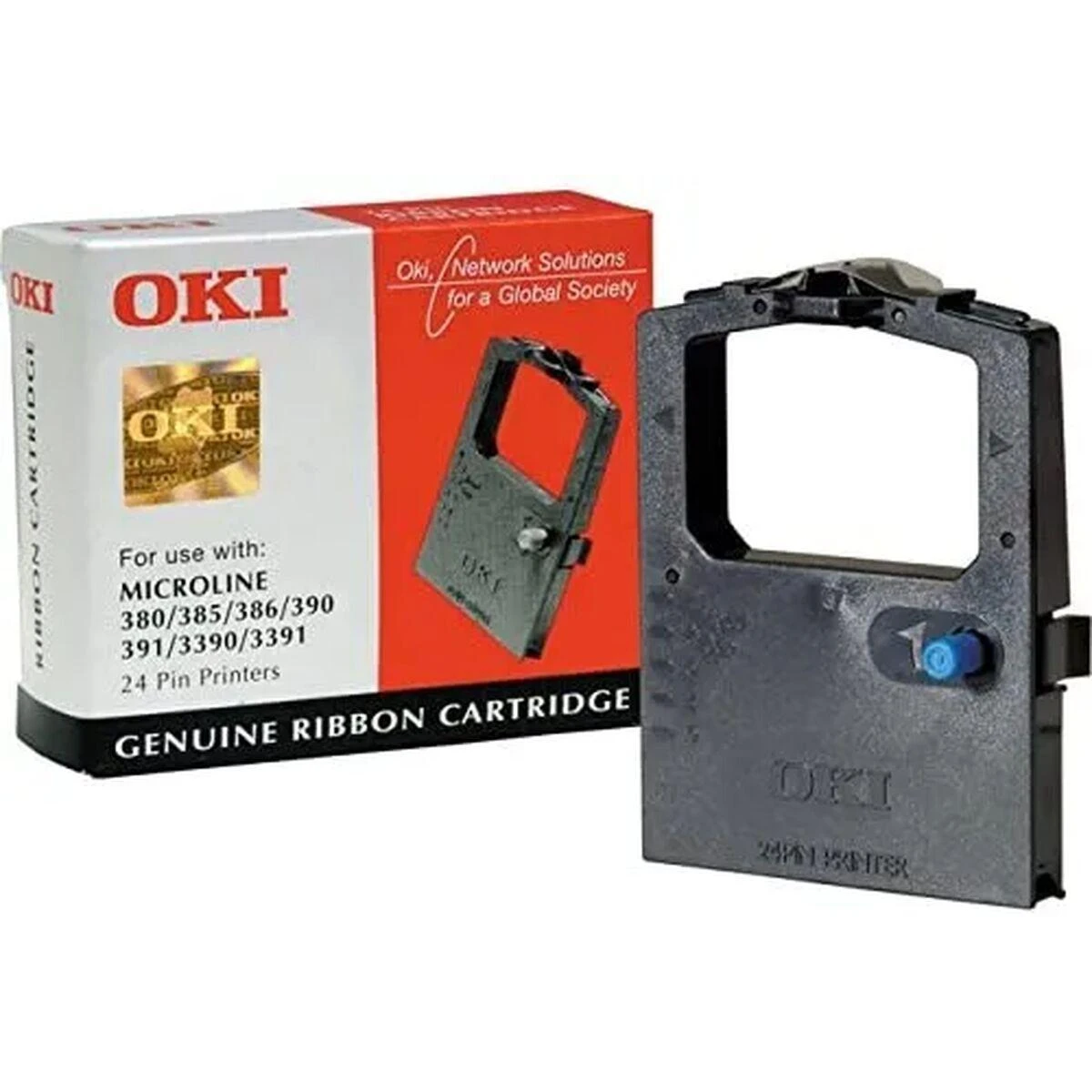 OKI Microline 380 390 391 3390 3391 rašalo juostelė juodas 2.000.000 simbolių 1 pak.