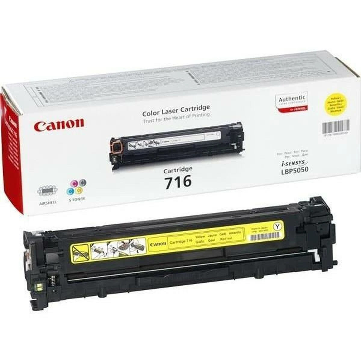 „Canon“ rašalo kasetė 716, geltona