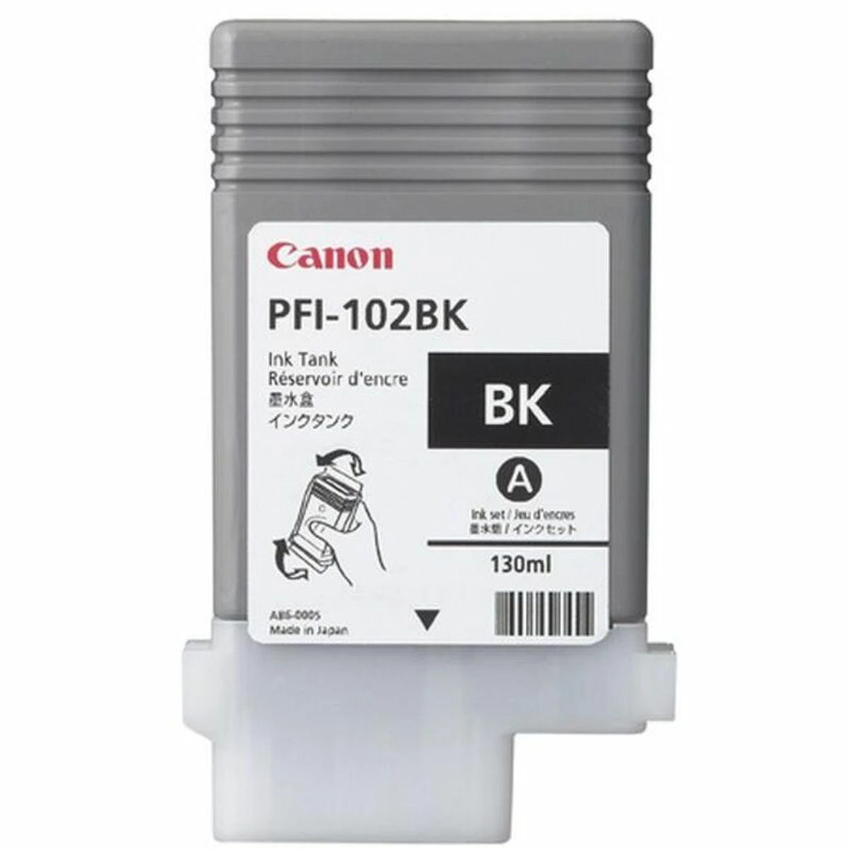 Rašalas Canon PFI102B photo juodas dye | 130ml | LP17/ LP24/ iPF500/ iPF6X0