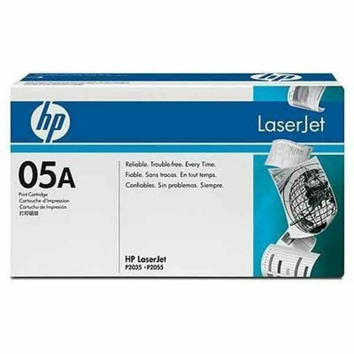 Hewlett Packard (HP) HP 05A Juodas kasetė, 2300 puslapių, skirta HP LaserJet P2035, 2055