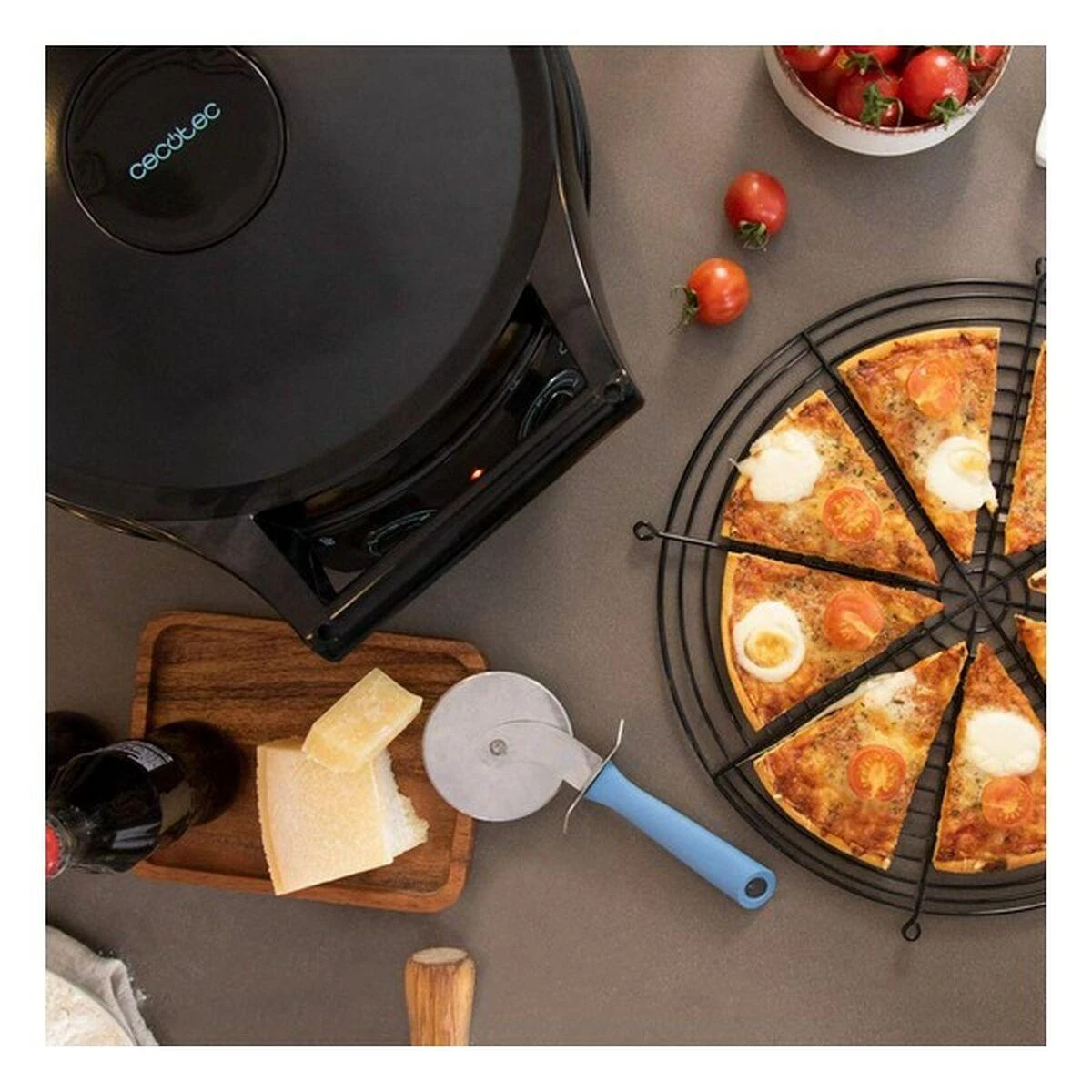 Cecotec Fun Pizza&Co 1800 W juoda picos orkaitė