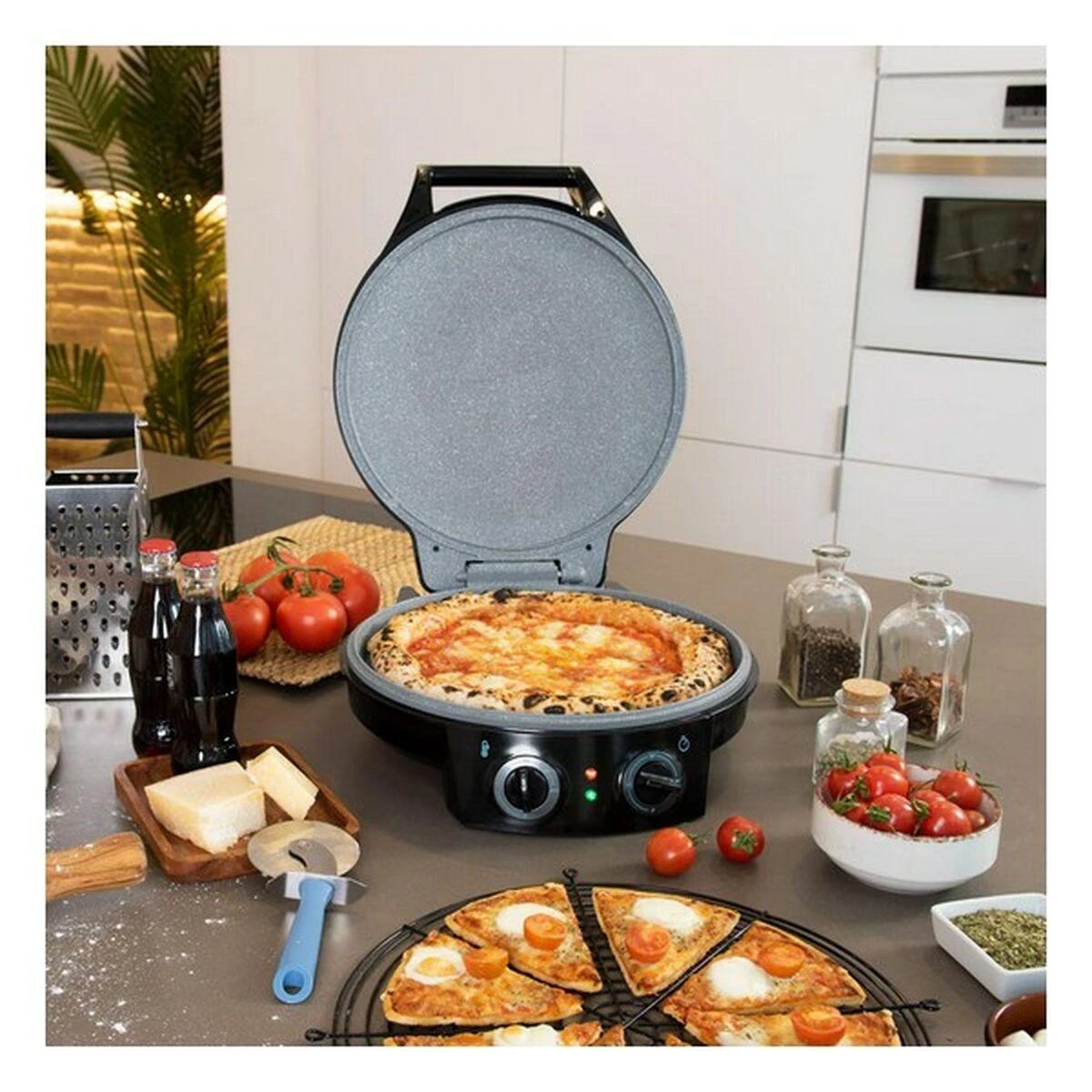 Cecotec Fun Pizza&Co 1800 W juoda picos orkaitė