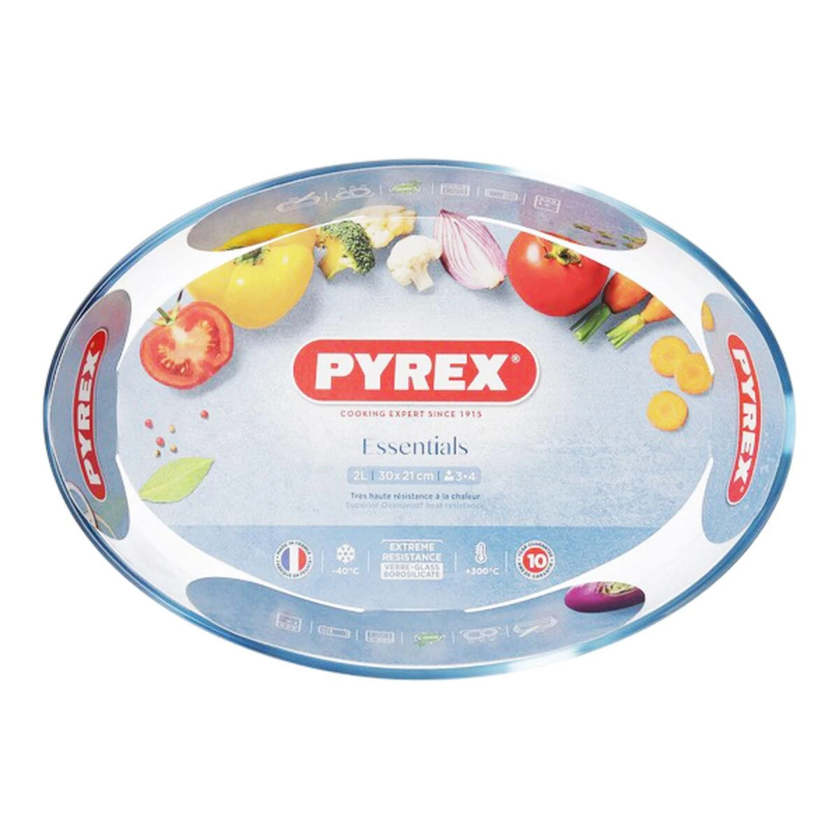 Pyrex Ovali kepimo forma 30x21cm CLASSIC