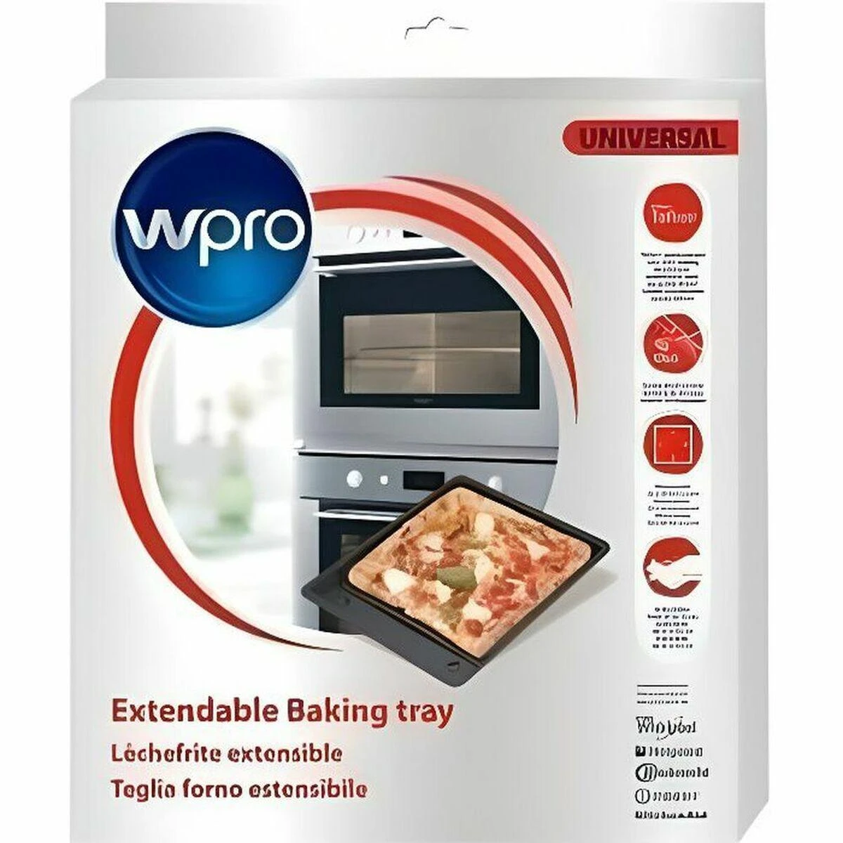 Wpro UBT521 reguliuojamo dydžio kepimo skarda pakuotėje