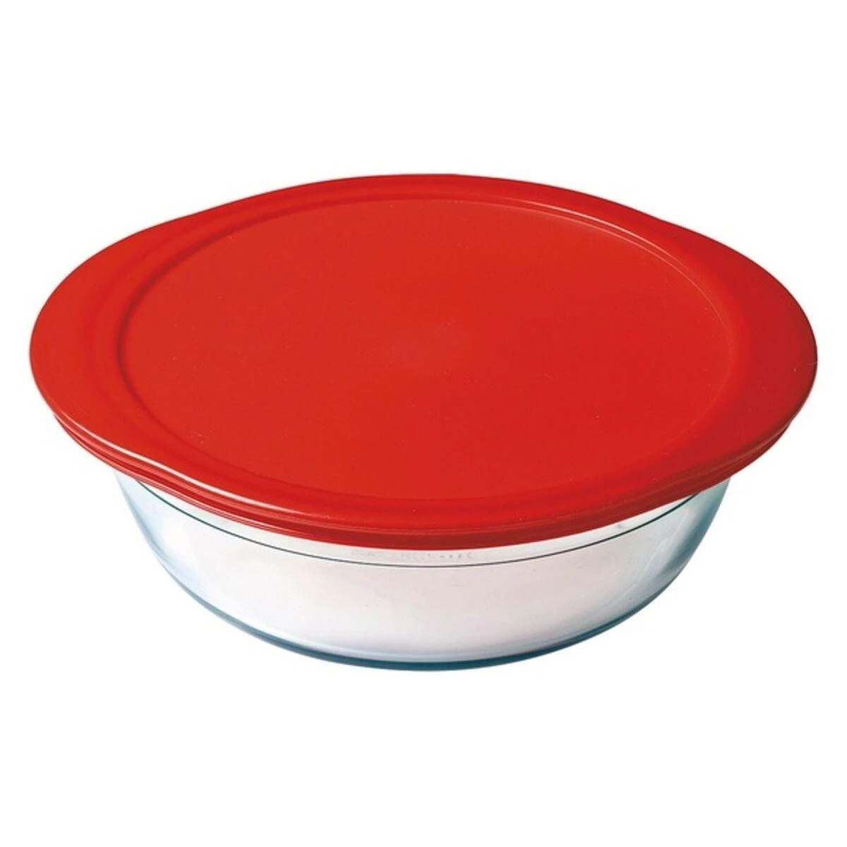 Apvalus orkaitėje atsparus indas su plastikiniu dangteliu C'N'S 18 cm OCUISINE