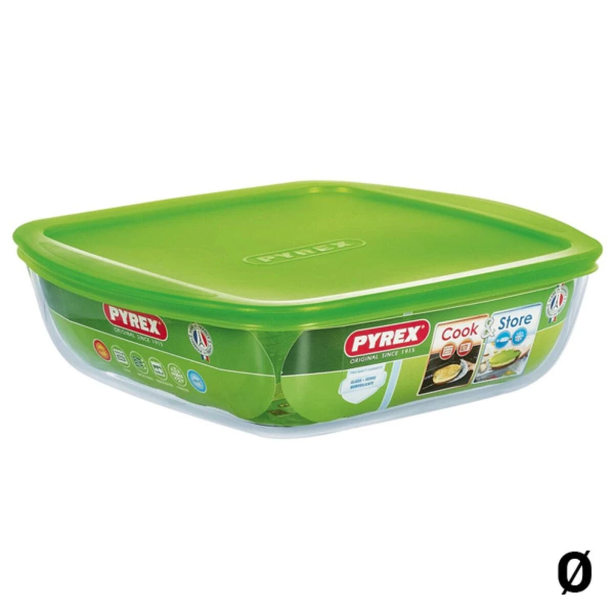 Pyrex Kepimo forma 23x15cm 1,1l COOK&STORE su dangčiu
