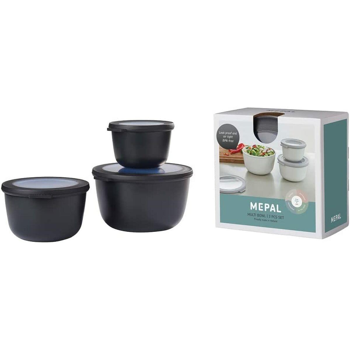 Rosti Mepal Rinkinys 3 misek Cirqula wysokich 500 1000 2000 Mepal - nordic juodas-universalus