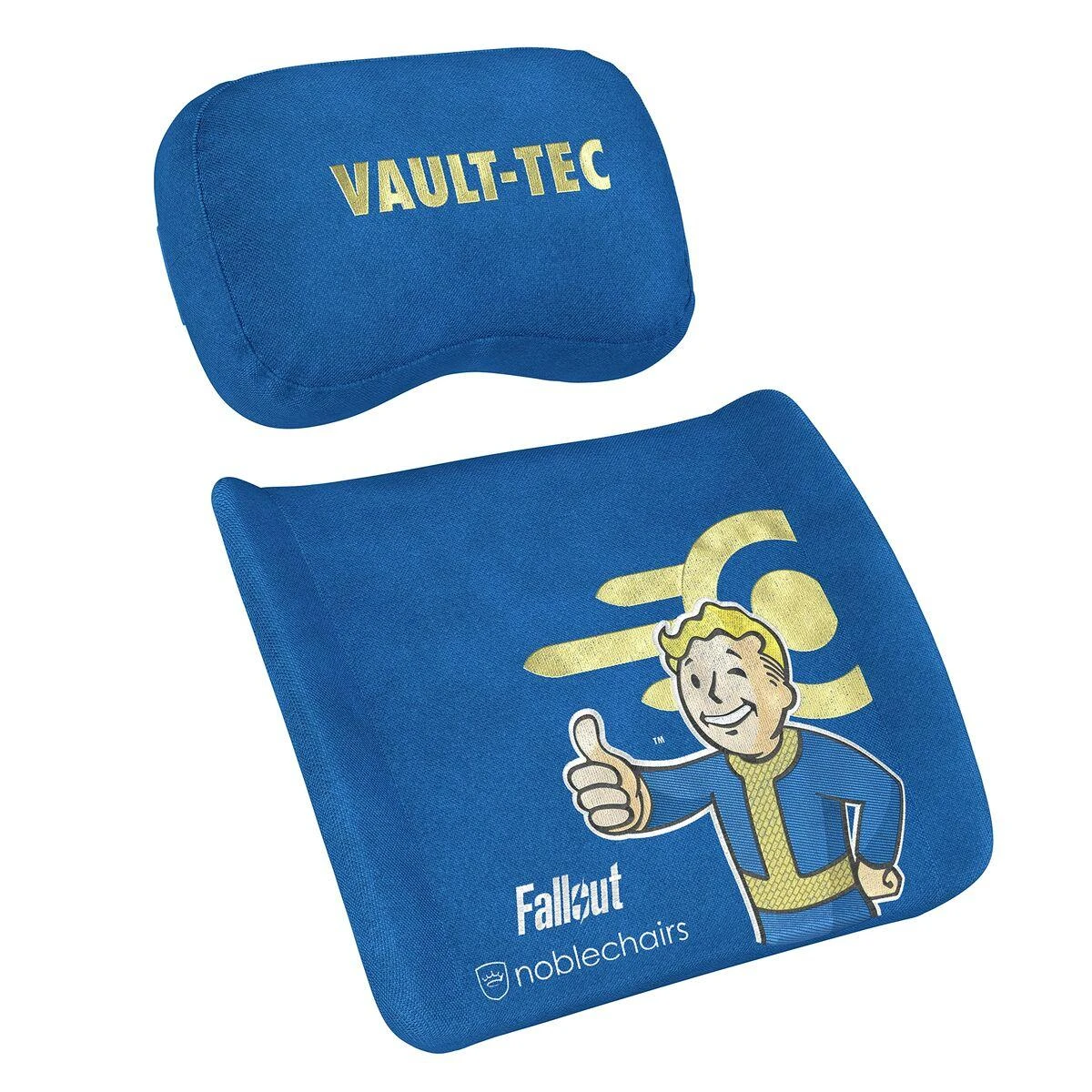 Žaidimų kėdės pagalvėlių rinkinys Noblechairs Fallout Vault-Tec Edition Memory Foam Pillow Set, tinka EPIC/ICON/HERO