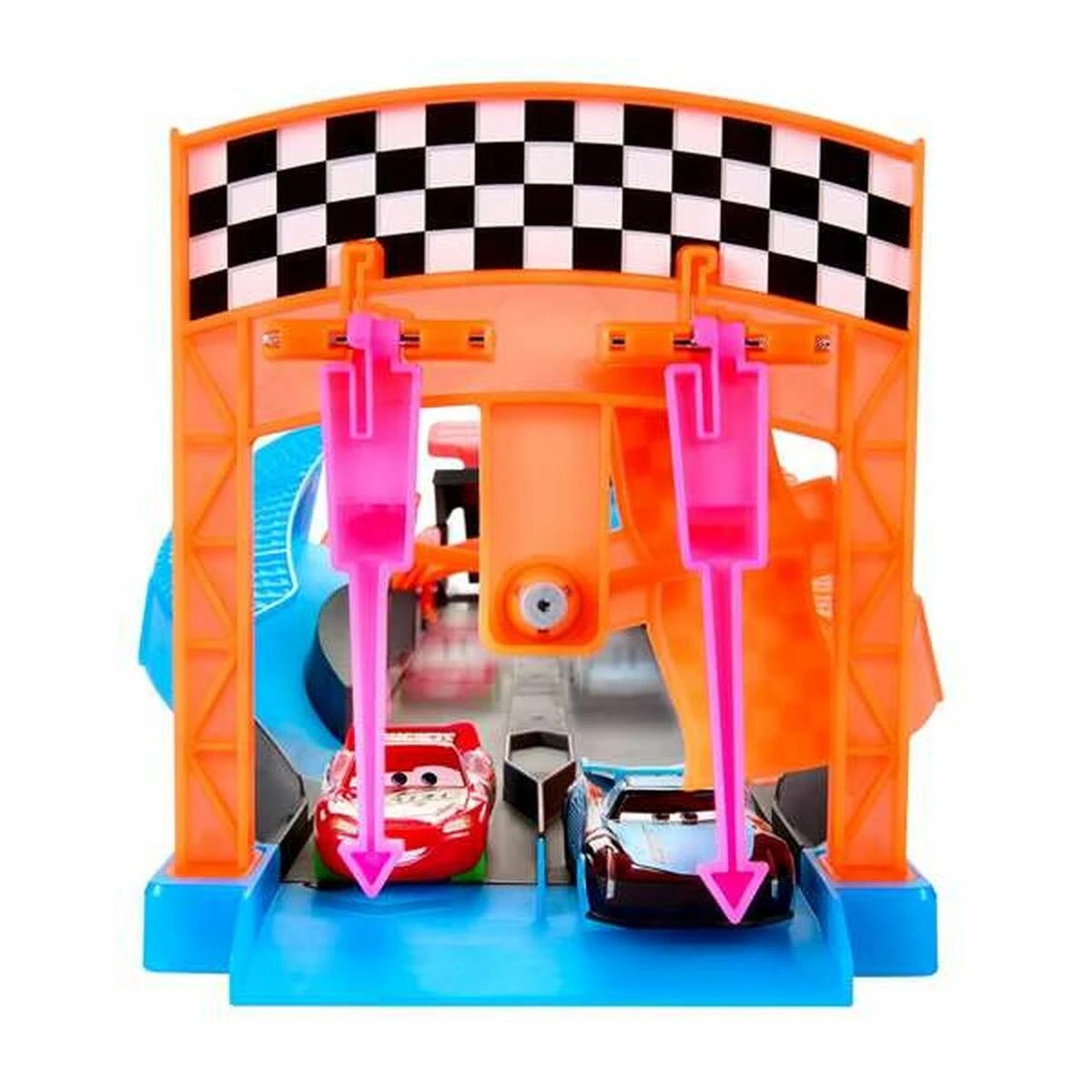 Mattel „Cars Night Race“ šviečianti trasa „HPD80“