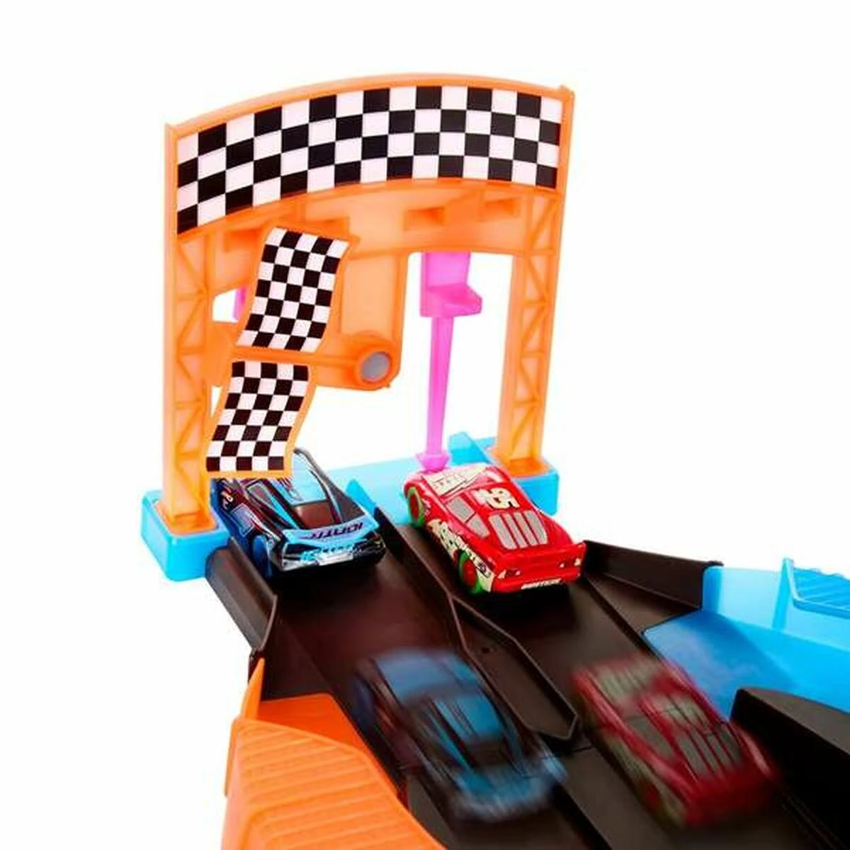 Mattel „Cars Night Race“ šviečianti trasa „HPD80“