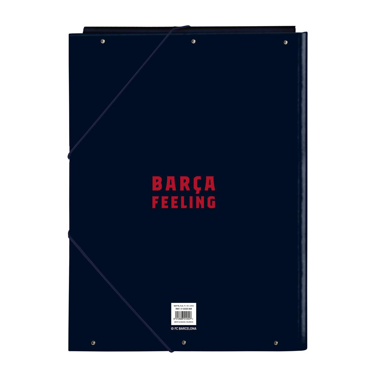 Safta Papkė su skyriais F.C. Barcelona Tamsiai mėlyna A4