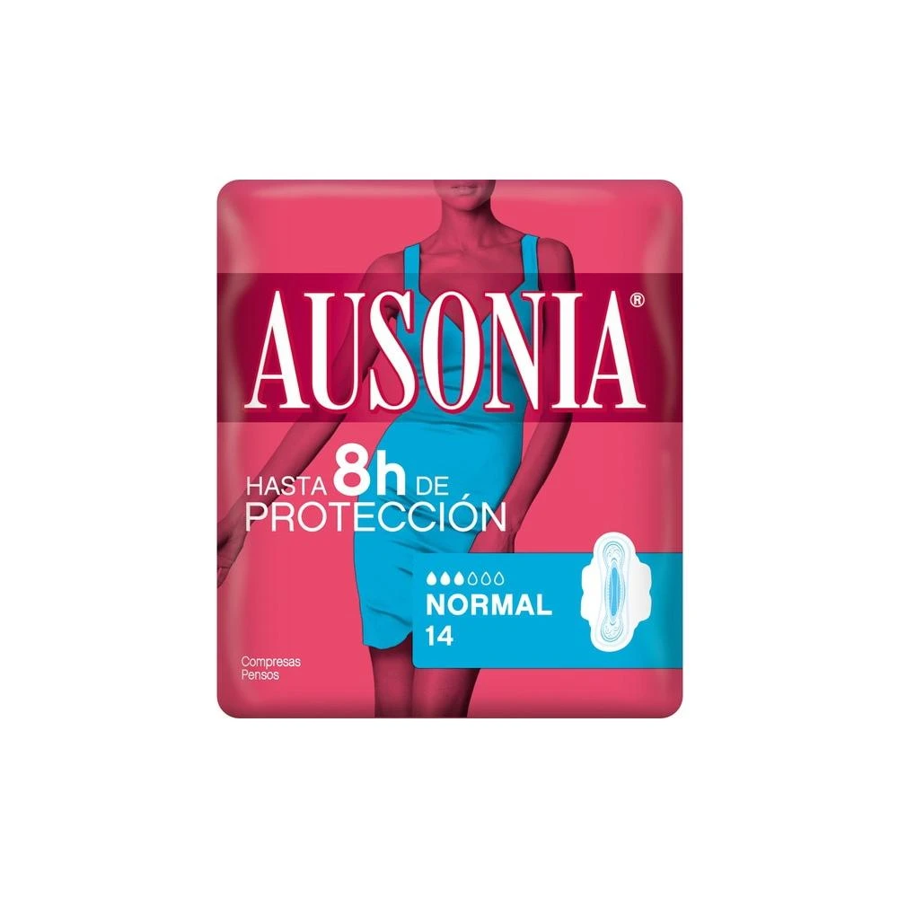 "Ausonia Normal" higieniniai įklotai su sparneliais 14 vienetų