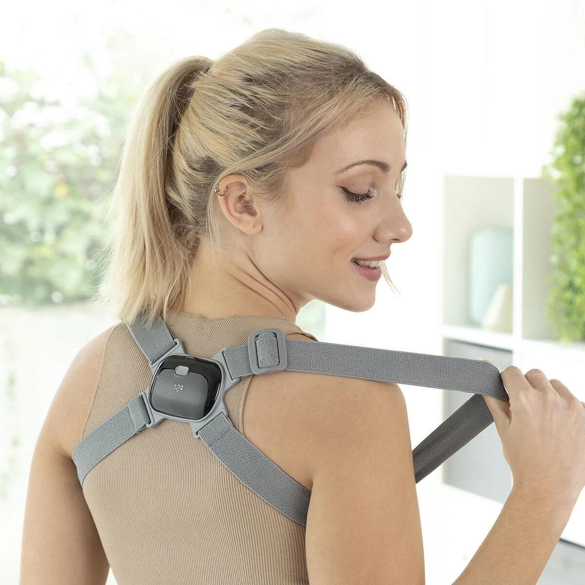 Pažangus įkraunamas laikysenos treniruoklis su vibracija Viback InnovaGoods