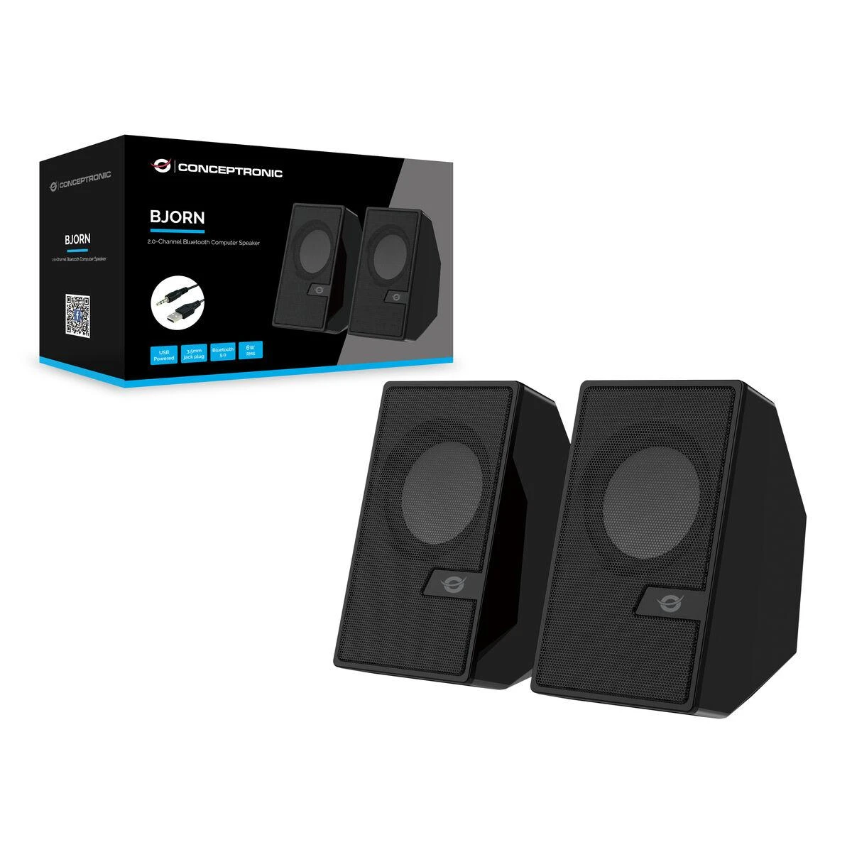 Kompiuterio kolonėlės CONCEPTRONIC 2.0 Bluetooth kolonėlė + Fernbedienung 6W