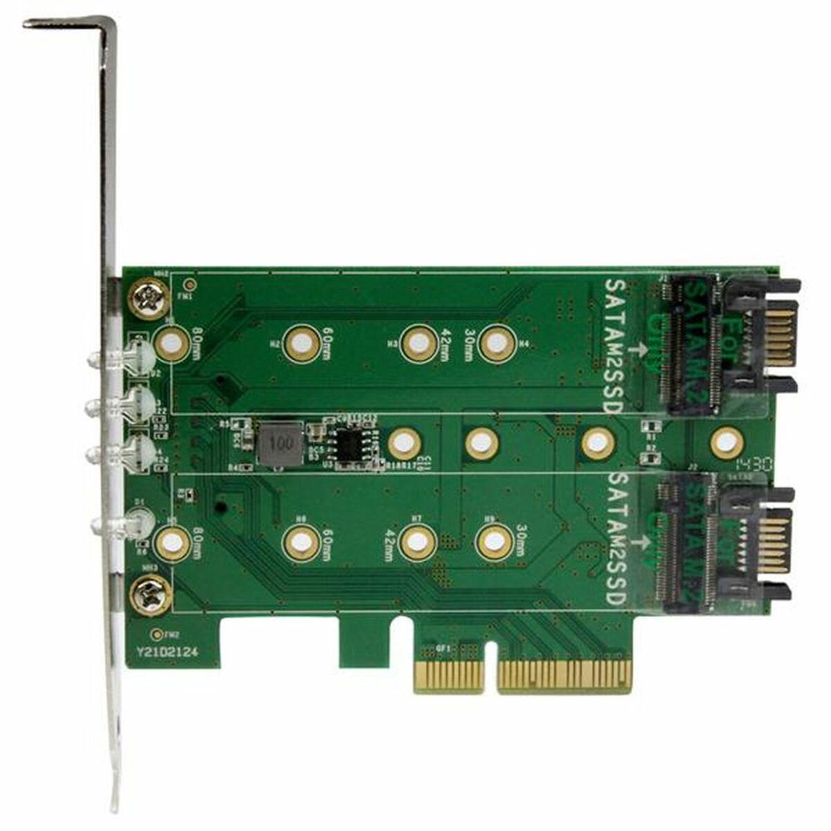 Kontroler StarTech PCIe 3.0 x4 -2x M.2 B-key + M.2 M-key (PEXM2SAT32N1)