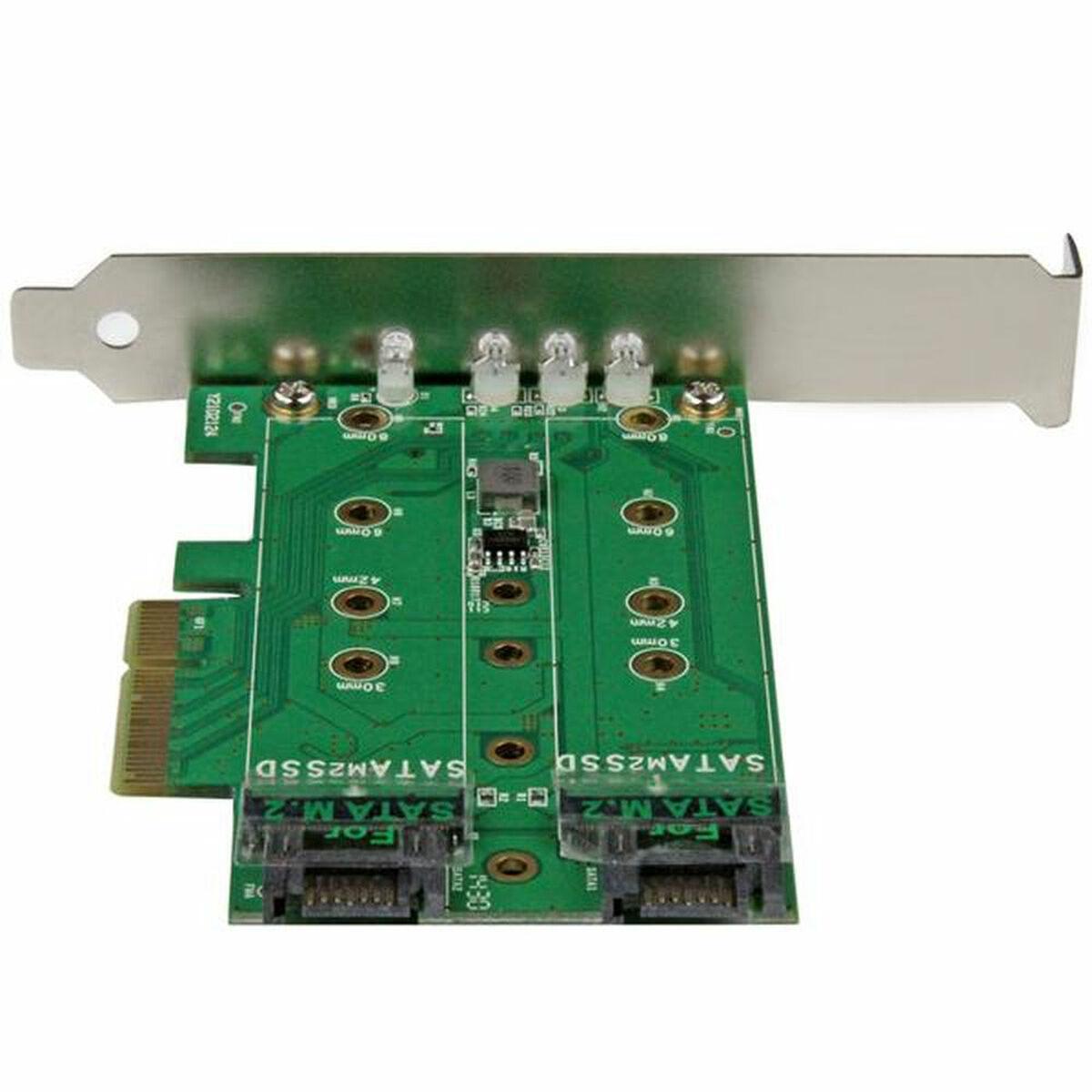 Kontroler StarTech PCIe 3.0 x4 -2x M.2 B-key + M.2 M-key (PEXM2SAT32N1)