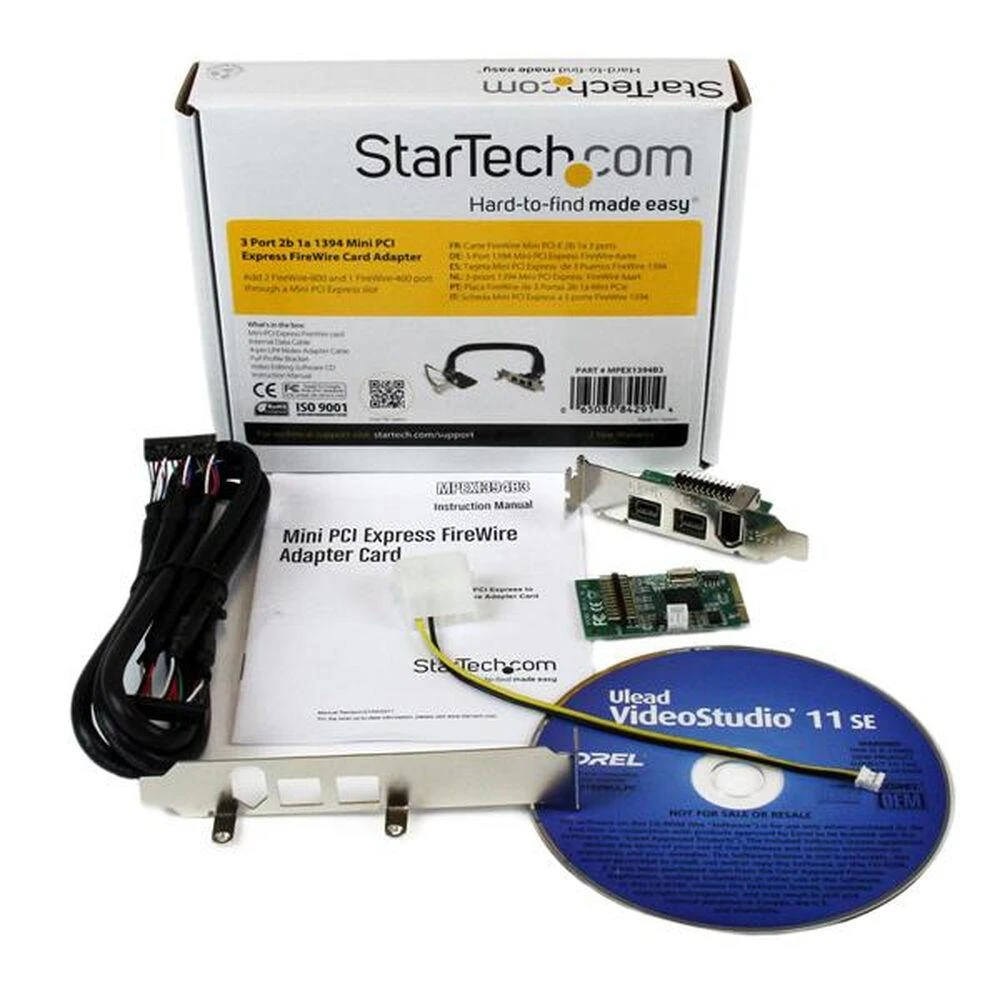 Kontroler StarTech Mini PCI Express x1 - 2x Firewire (MPEX1394B3)