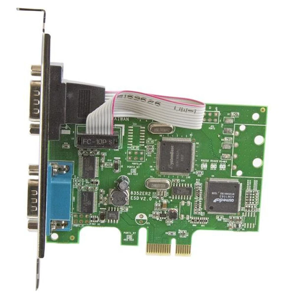 StarTech PCIe x1 valdiklis – 2x RS-232 DB9 nuoseklusis prievadas (PEX2S1050)