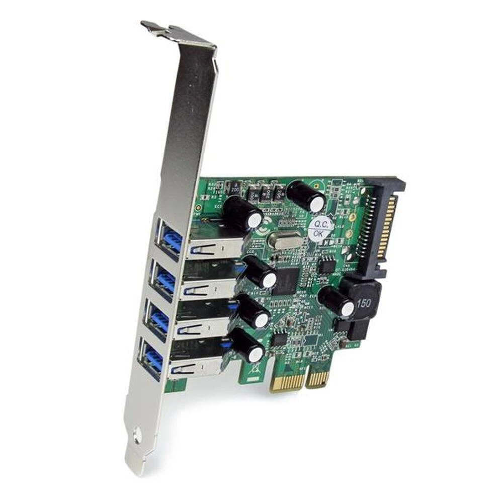Kontroler StarTech PCIe x1 - 4x USB 3.0 (PEXUSB3S4V)