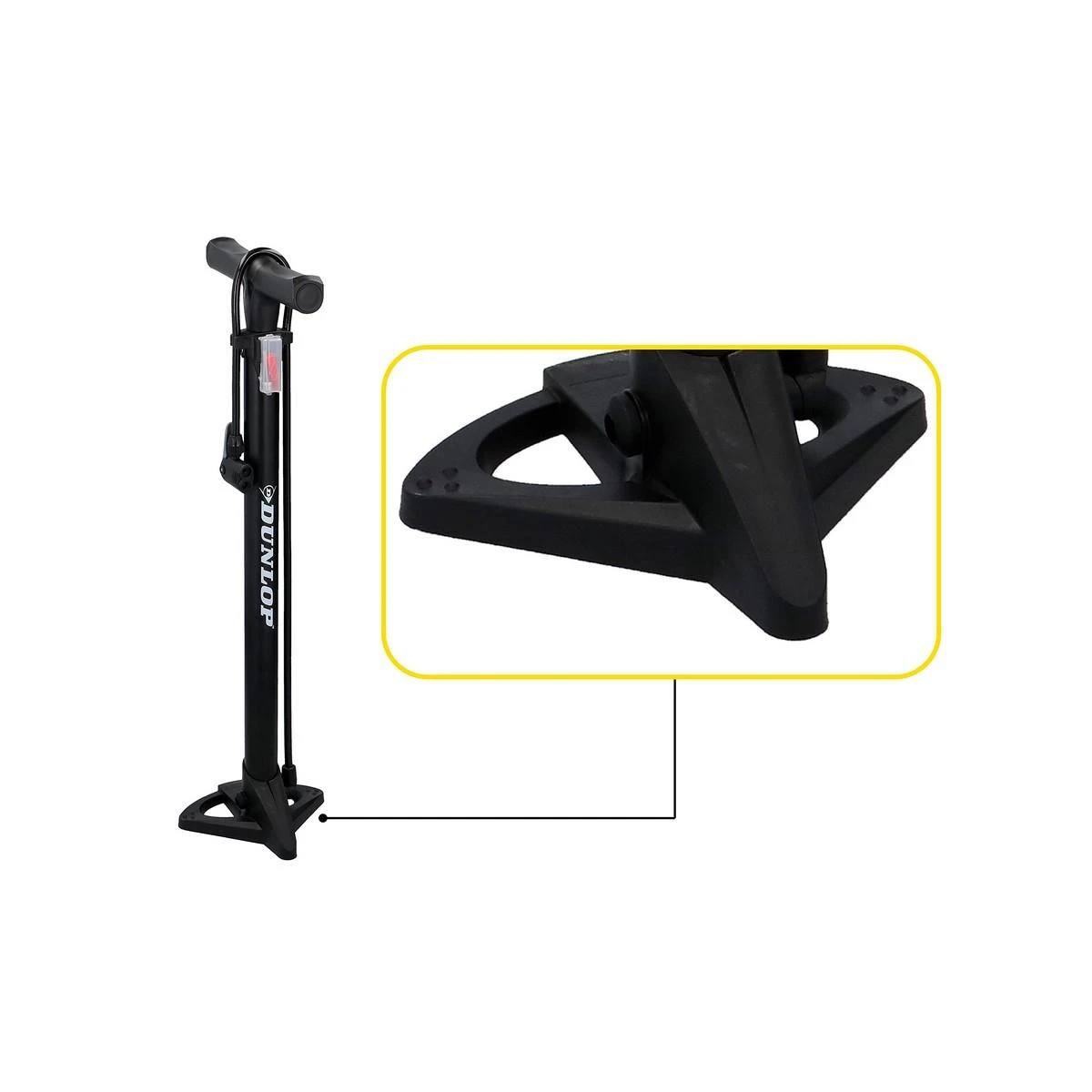 DUNLOP DIRBTUVĖS IR DVIRAČIO POMPA 174psi (12bar) 102207