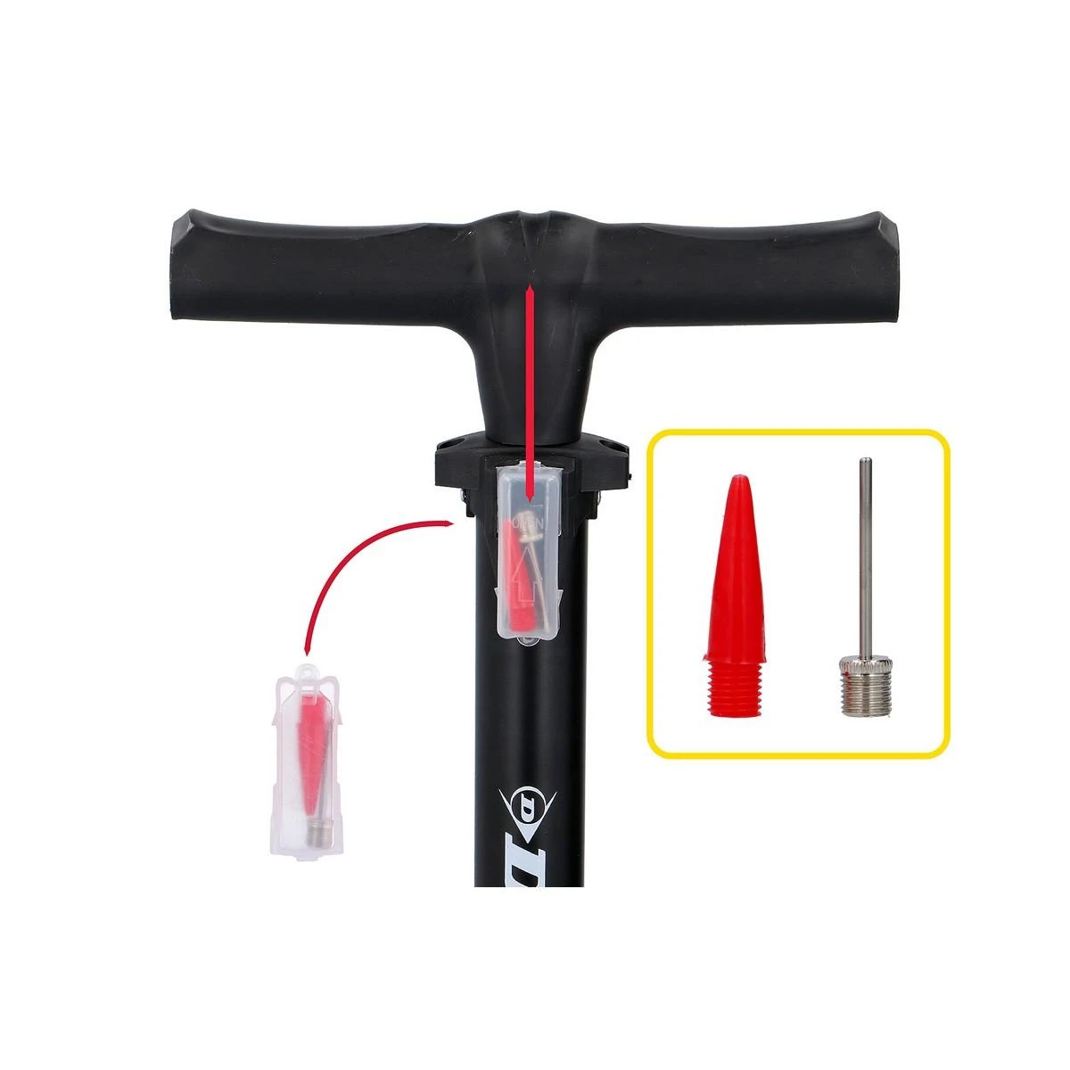 DUNLOP DIRBTUVĖS IR DVIRAČIO POMPA 174psi (12bar) 102207