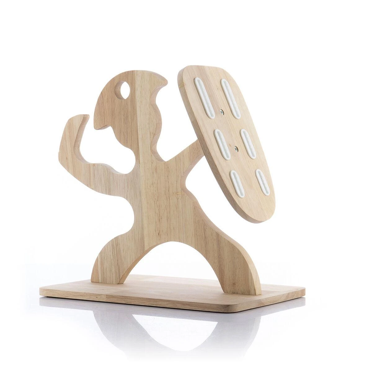 Peilių rinkinys su mediniu stovu Spartan InnovaGoods 7 Dalys