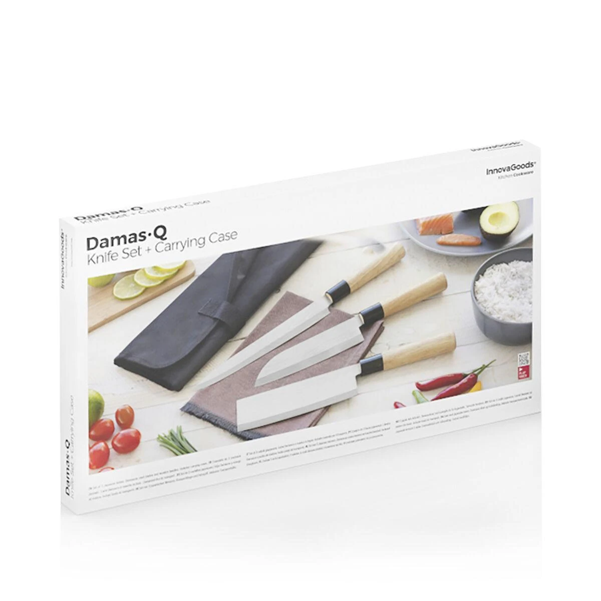Japoniškų peilių rinkinys InnovaGoods su dangteliu InnovaGoods V0103200